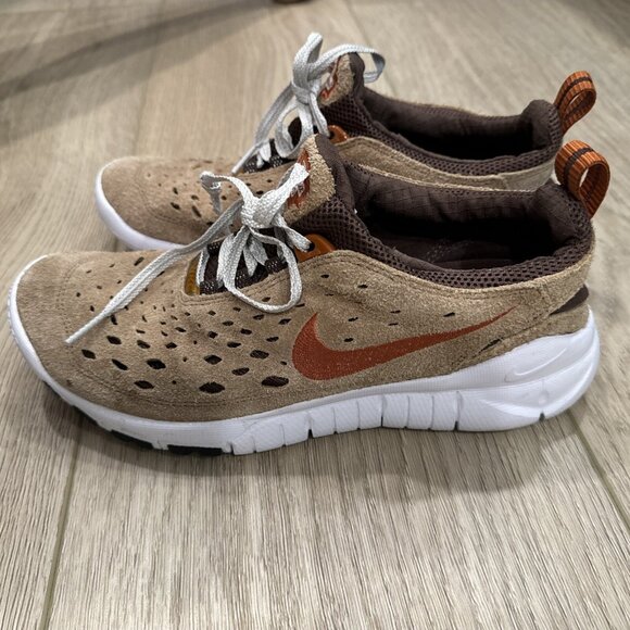 Nike Free Run Trail 5.0 Men’s Size 8.5 Dark Driftwood/Russet CW5814-200 - Picture 8 of 9